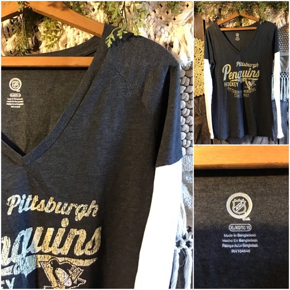 NHL Pittsburgh Penguins Hockey Long Sleeve Tee - Picture 10 of 16